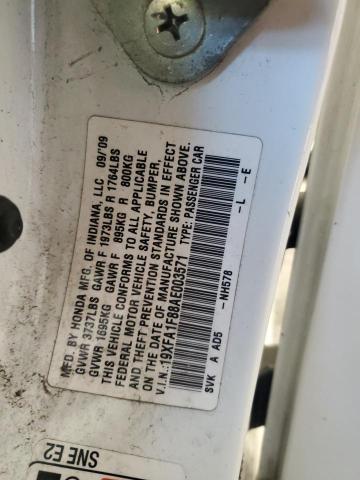 2010 HONDA CIVIC EX - 19XFA1F88AE003571