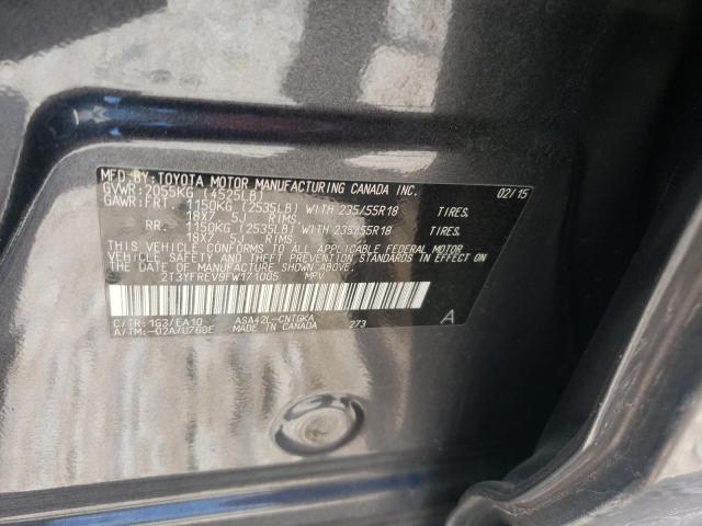 2015 TOYOTA RAV4 LIMIT - 2T3YFREV9FW171005