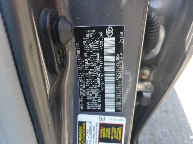 2012 TOYOTA CAMRY BASE #3257368778