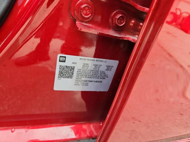 2022 CHEVROLET MALIBU RS 1G1ZG5ST6NF146438