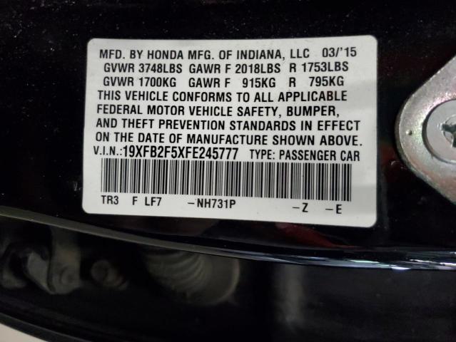 2015 HONDA CIVIC LX - 19XFB2F5XFE245777