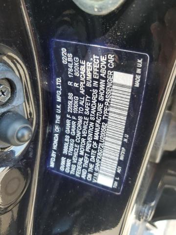 2020 HONDA CIVIC TYPE SHHFK8G72LU200582