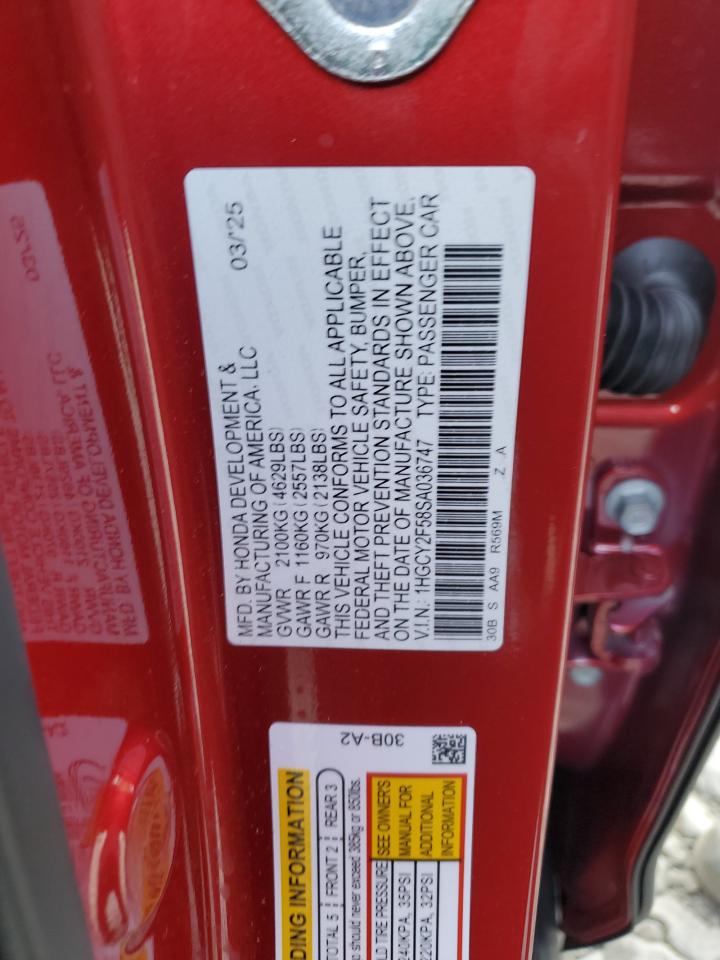 HONDA ACCORD HYBRID SPORT