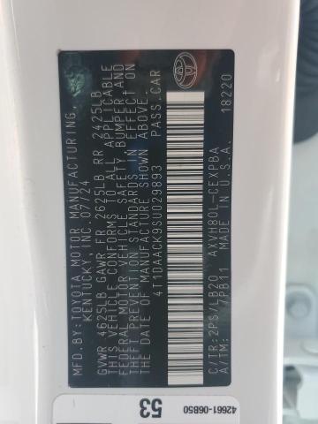 2025 TOYOTA CAMRY XSE 4T1DAACK9SU029893