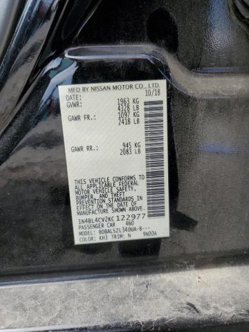 2019 NISSAN ALTIMA SR - 1N4BL4CV2KC122977