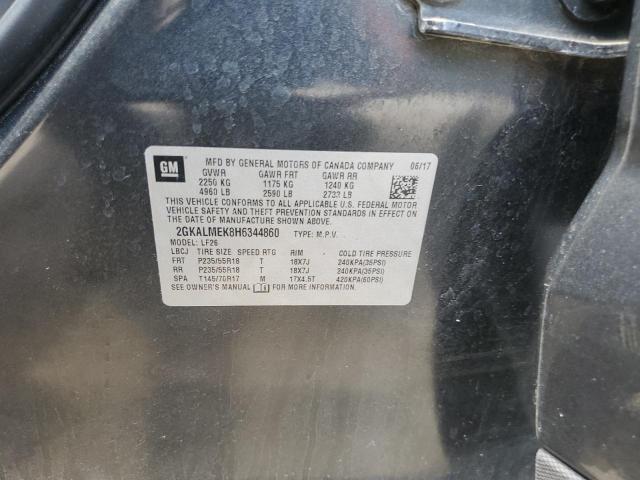 2017 GMC TERRAIN SL 2GKALMEK8H6344860