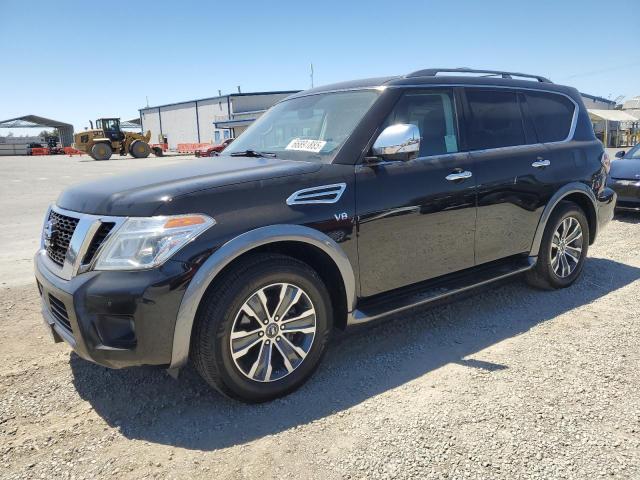NISSAN ARMADA SV 2019 black  gas JN8AY2NC7KX512431 photo #1