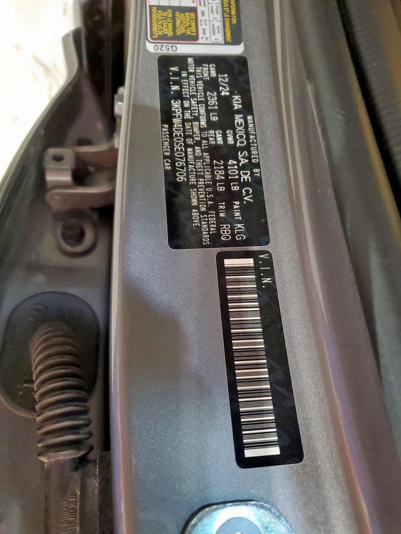 2025 KIA K4 GT LINE - 3KPFW4DE0SE076706