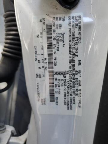 2017 FORD FOCUS SEL 1FADP3M2XHL298289