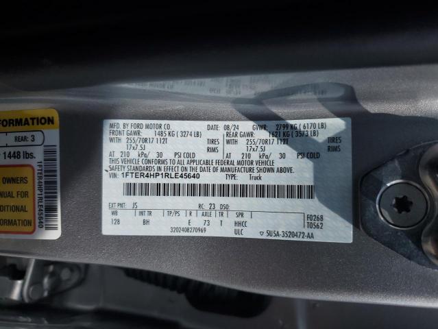 2024 FORD RANGER XLT 1FTER4HP1RLE45640