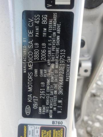 2018 KIA FORTE LX 3KPFK4A72JE197513