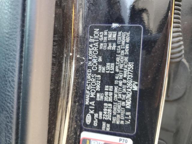 2016 KIA SOUL KNDJN2A26G7377581