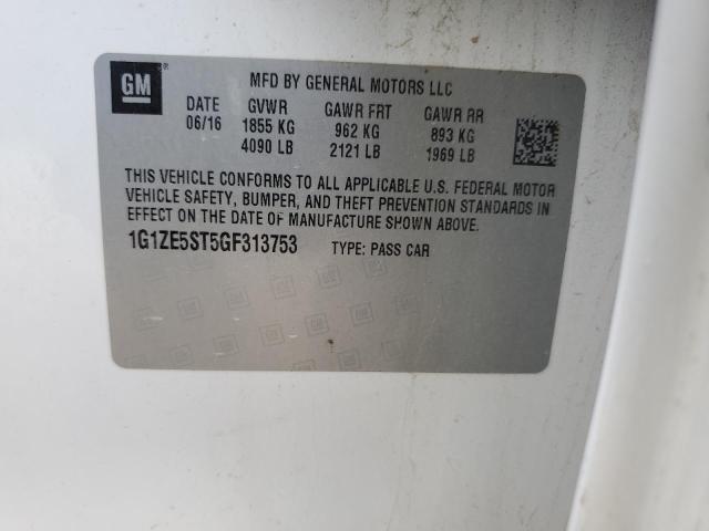 2016 CHEVROLET MALIBU LT 1G1ZE5ST5GF313753