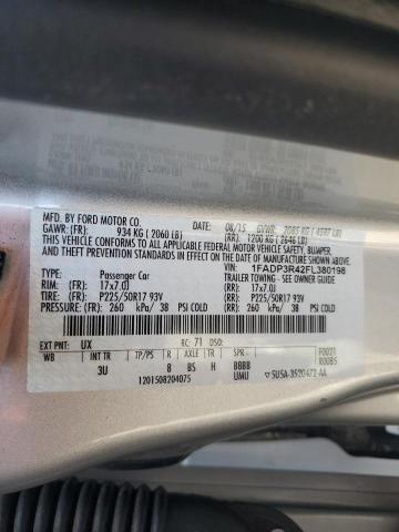 2015 FORD FOCUS BEV 1FADP3R42FL380198