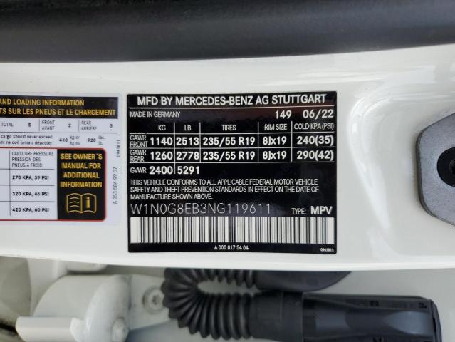 2022 MERCEDES-BENZ GLC 300 4M - W1N0G8EB3NG119611