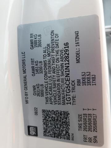 2022 GMC CANYON ELE 1GTG5CEN1N1282916