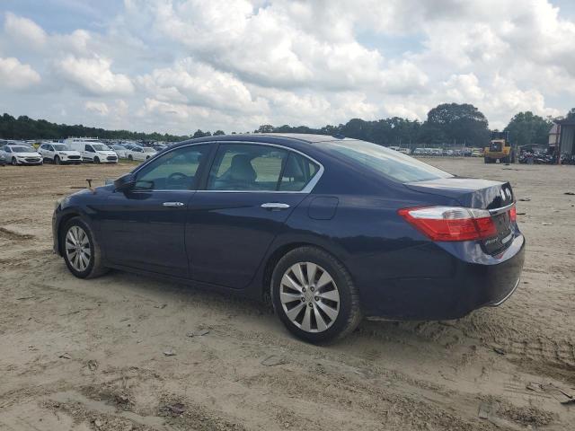 HONDA ACCORD EXL 2014 blue sedan 4d gas 1HGCR2F82EA096258 photo #3
