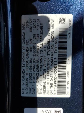 2024 HONDA CR-V EXL 2HKRS3H72RH331117