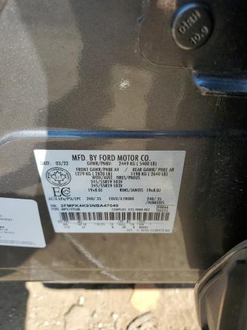 2022 FORD EDGE 4D 4WD 2FMPK4K93NBA47049