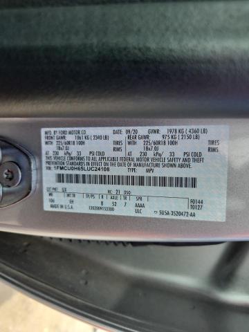 2020 FORD ESCAPE SEL - 1FMCU0H65LUC24108