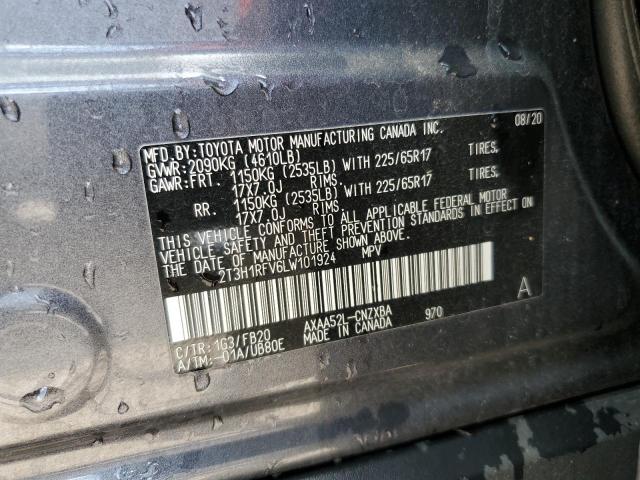 2020 TOYOTA RAV4 LE - 2T3H1RFV6LW101924