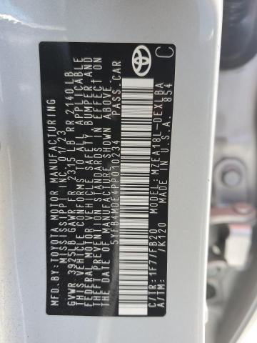 2023 TOYOTA COROLLA LE - 5YFB4MDE4PP010234