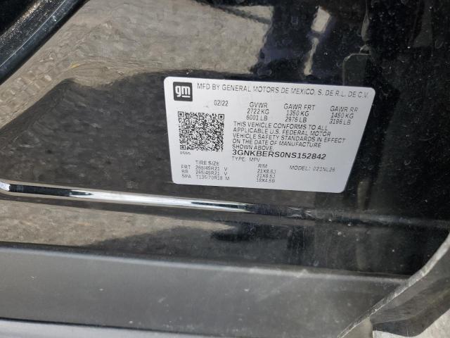2022 CHEVROLET BLAZER RS 3GNKBERS0NS152842