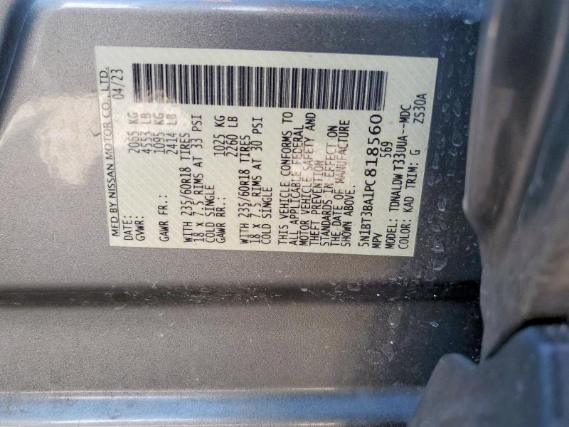 2023 NISSAN ROGUE SV - 5N1BT3BA1PC818560
