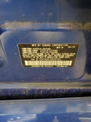 2018 SUBARU WRX LIMITE JF1VA1H68J9838765