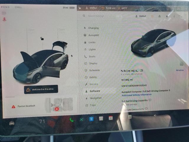2018 TESLA MODEL 3 5YJ3E1EA9JF052042