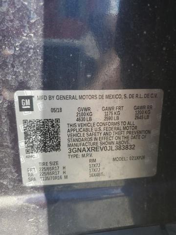 2018 CHEVROLET EQUINOX LS 3GNAXREV0JL383832