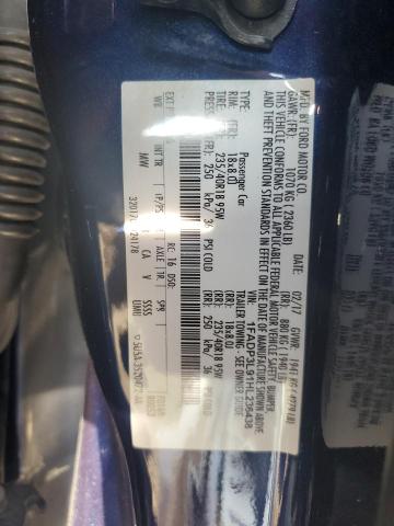2017 FORD FOCUS ST 1FADP3L91HL236438