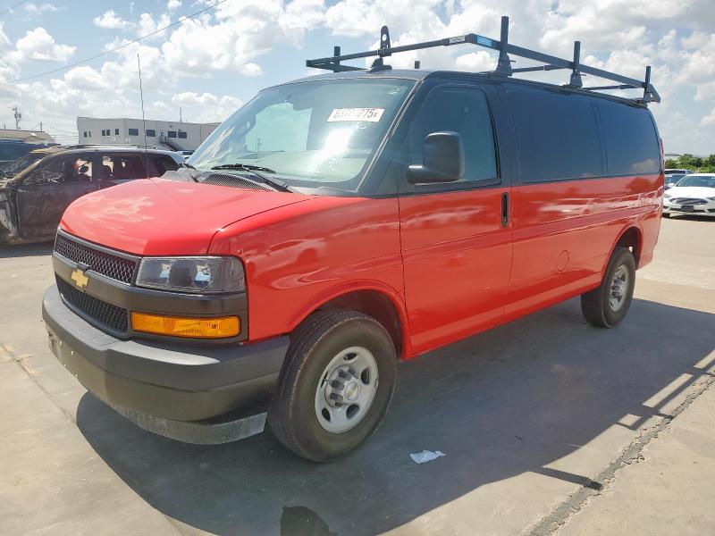 CHEVROLET EXPRESS G2 2024 red  gas 1GCWGAF79R1106650 photo #1
