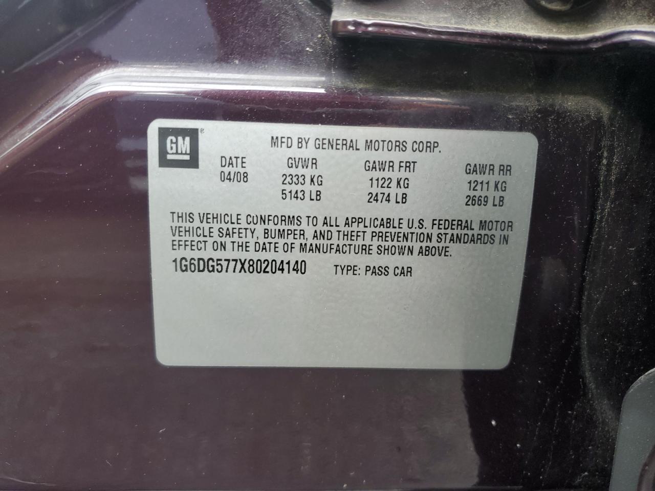 Cadillac Cts 2008