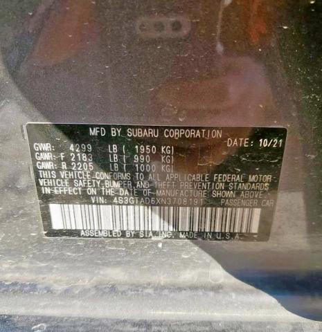 2022 SUBARU IMPREZA PR 4S3GTAD6XN3708191