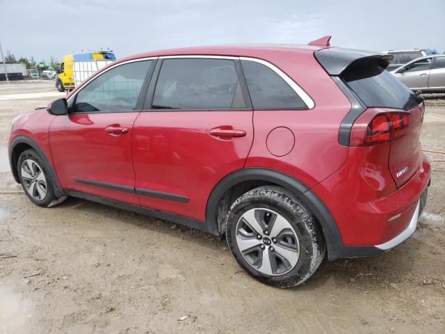 KIA NIRO FE 2017 red  hybrid engine KNDCB3LCXH5034721 photo #3