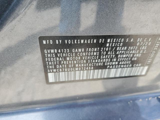 2020 VOLKSWAGEN JETTA S 3VWCB7BU0LM072458