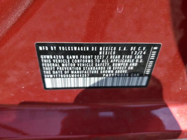 2025 VOLKSWAGEN JETTA GLI 3VW1T7BU0SM044257