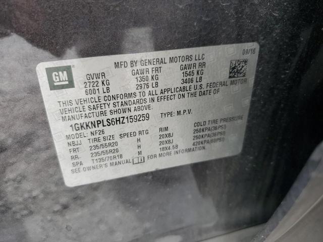 2017 GMC ACADIA DEN 1GKKNPLS6HZ159259