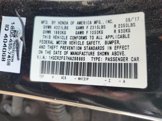 2017 HONDA ACCORD SPO 1HGCR2F57HA296885