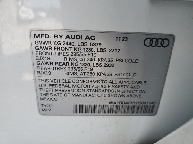 2024 AUDI Q5 PREMIUM WA1BBAFY1R2041142