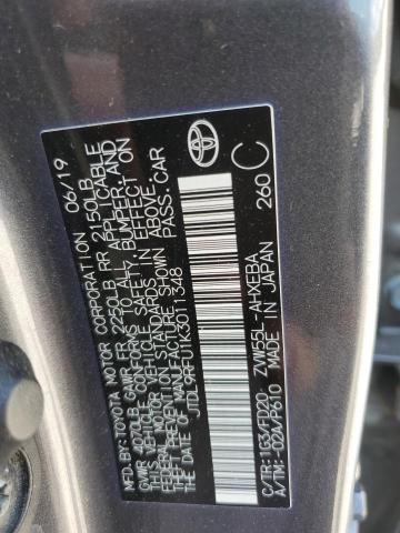 2019 TOYOTA PRIUS JTDL9RFU1K3011348