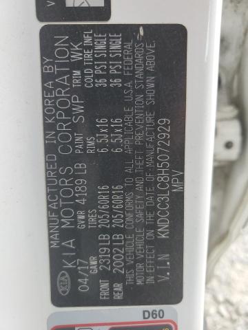 2017 KIA NIRO EX KNDCC3LC8H5072929