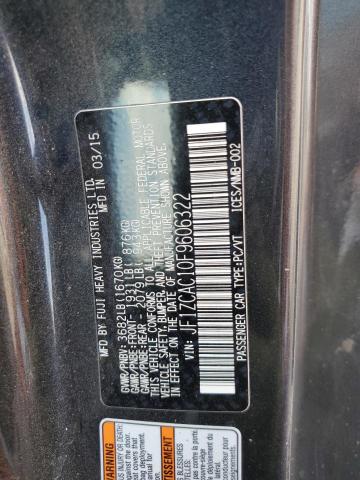 2015 SUBARU BRZ 2.0 LI JF1ZCAC10F9606322