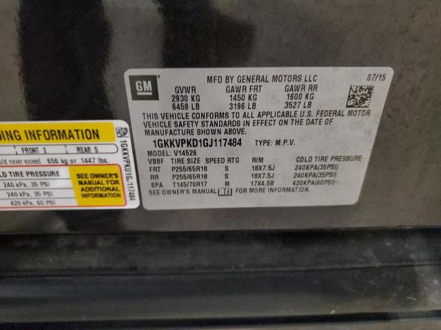 2016 GMC ACADIA SLE 1GKKVPKD1GJ117484
