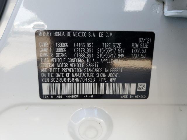 2022 HONDA HR-V EX 3CZRU6H58NM704623