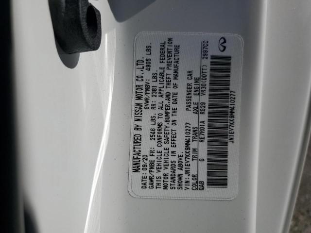 2021 INFINITI Q60 LUXE JN1EV7KK9MM410277