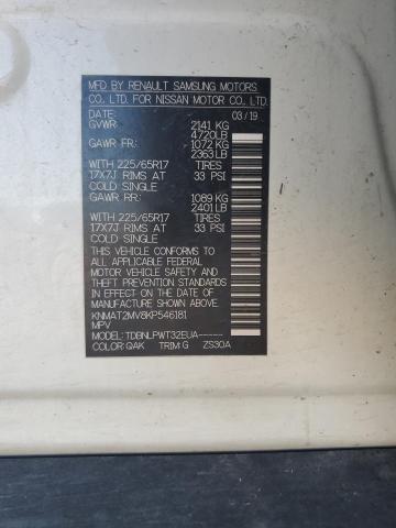 2019 NISSAN ROGUE S - KNMAT2MV8KP546181