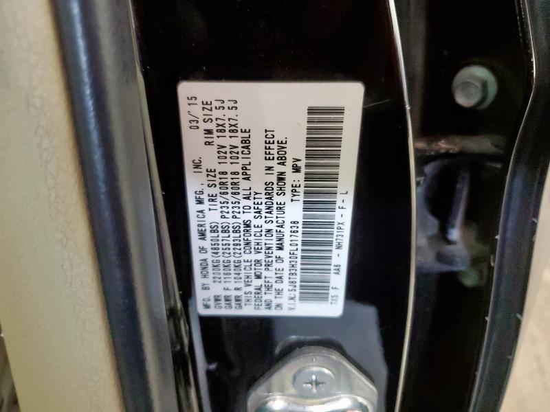 2015 ACURA RDX 5J8TB3H30FL017638