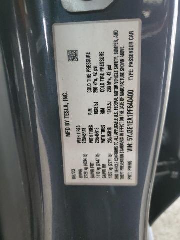 2023 TESLA MODEL 3 - 5YJ3E1EA1PF640400